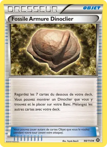 Fossile Armure Dinoclier · 98
