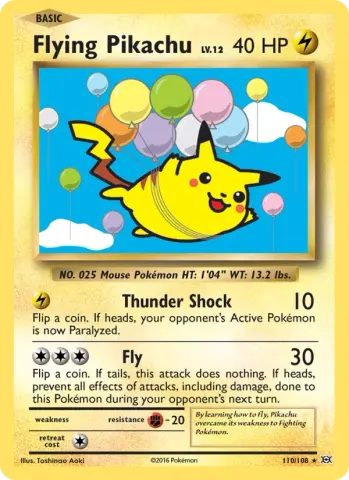 Flying Pikachu · 110