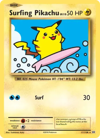 Surfing Pikachu · 111