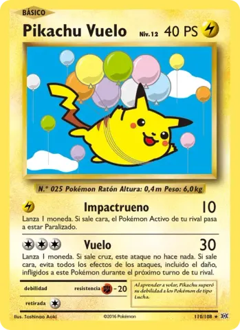 Pikachu Vuelo · 110
