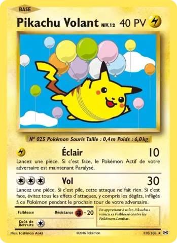 Pikachu Volant · 110