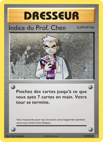 Indice du Prof. Chen · 84