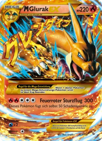 M-Glurak EX · 107