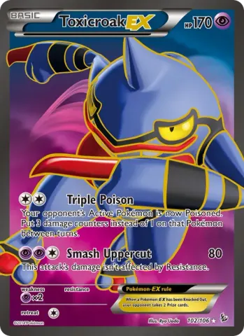 Toxicroak EX · 102