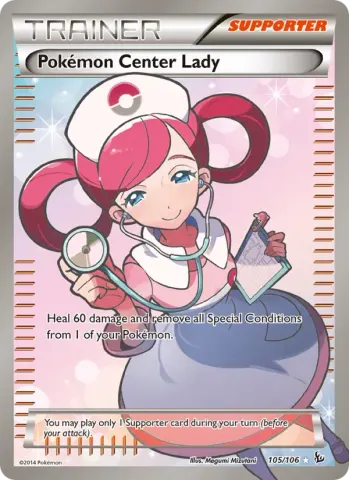 Pokémon Center Lady · 105