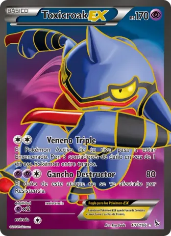 Toxicroak EX · 102