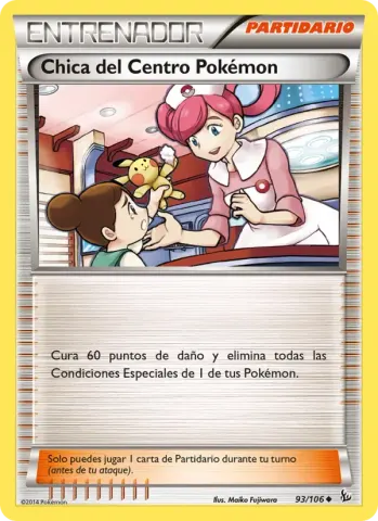 Chica del Centro Pokémon · 93