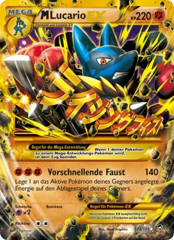 M Lucario EX · 113
