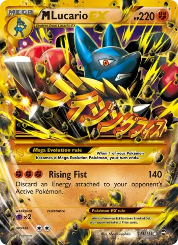 M Lucario EX · 113