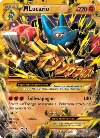 M Lucario EX · 113