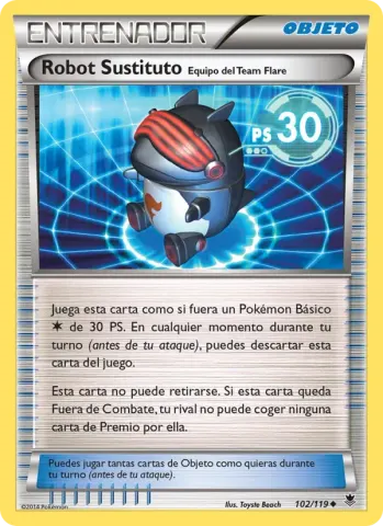 Robot Sustituto Equipo del Team Flare · 102