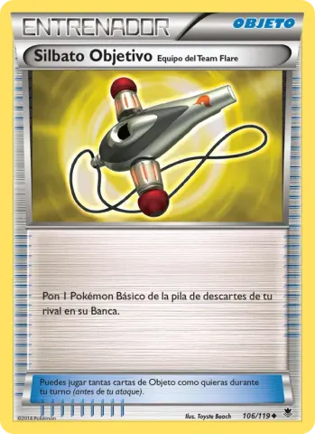 Silbato Objetivo Equipo del Team Flare · 106