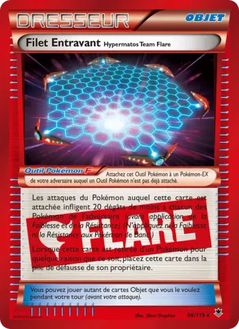 Filet Entravant Hypermatos Team Flare · 98