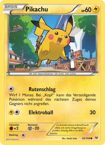 Pikachu · 20