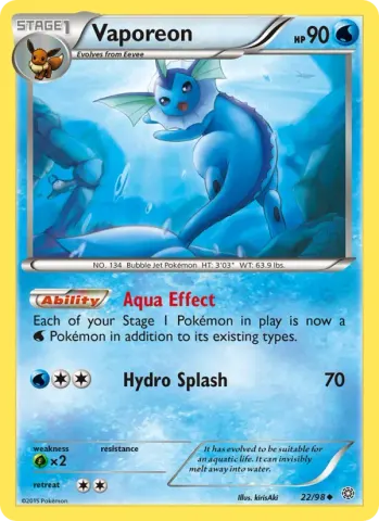 Vaporeon · 22