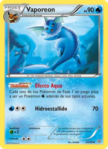 Vaporeon · 22