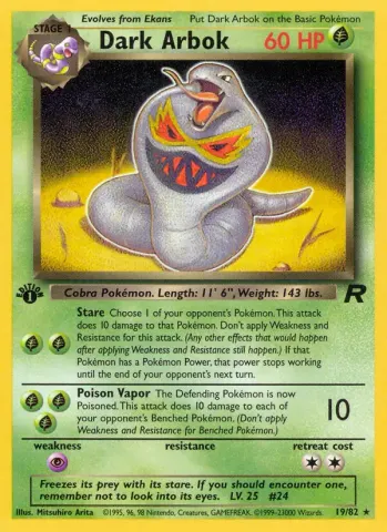 Dunkles Arbok · 19
