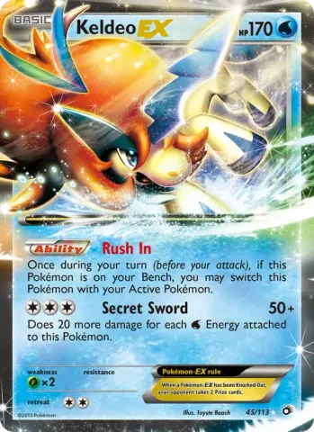 Keldeo-EX · 45