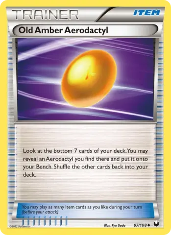 Old Amber Aerodactyl · 97