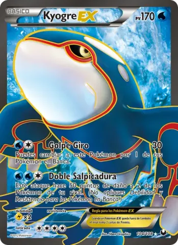 Kyogre-EX · 104