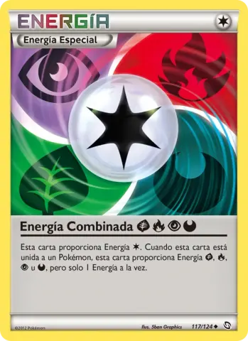 Energía Combinada GrassFirePsychicDarkness · 117