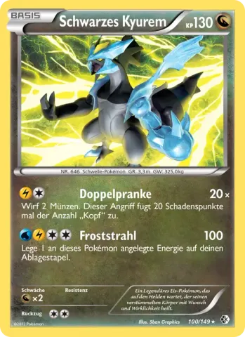 Schwarzes Kyurem · 100