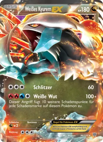 Weißes Kyurem-EX · 96
