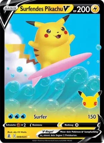 Surfendes Pikachu V · 8