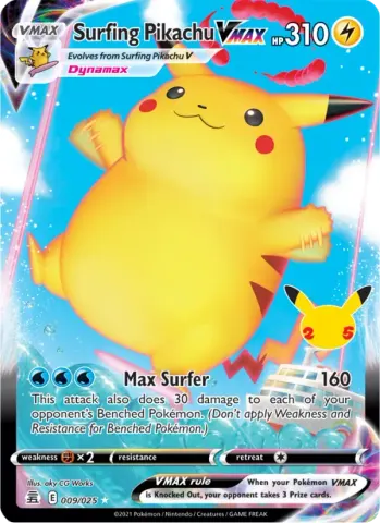 Surfing Pikachu VMAX · 9