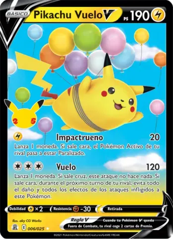 Pikachu Vuelo V · 6