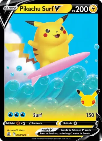 Pikachu Surf V · 8