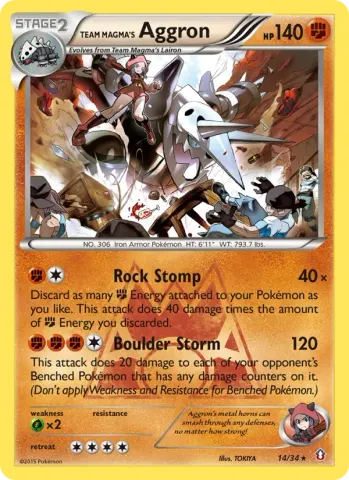 Team Magma's Aggron · 14