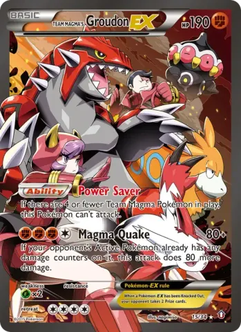 Team Magma's Groudon EX · 15