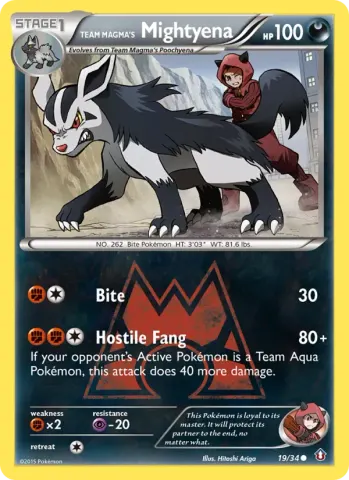 Team Magma's Mightyena · 19