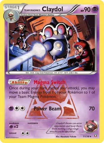 Team Magma's Claydol · 11
