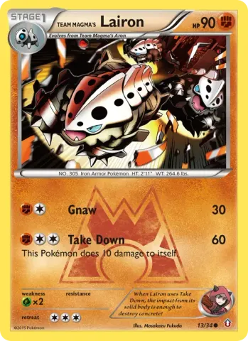 Team Magma's Lairon · 13