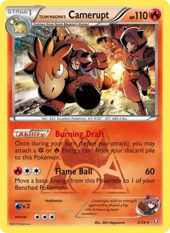 Team Magma's Camerupt · 2