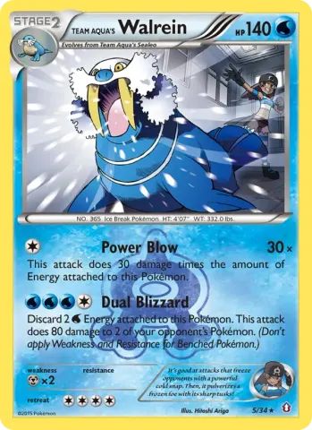 Team Aqua's Walrein · 5
