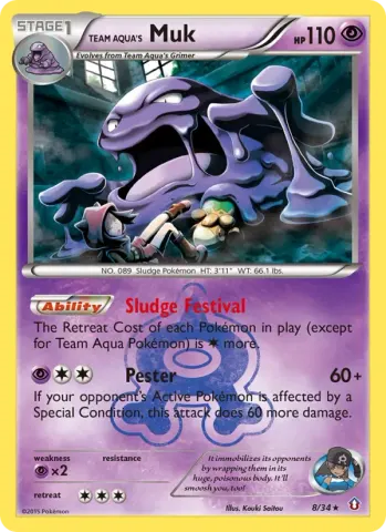 Team Aqua's Muk · 8