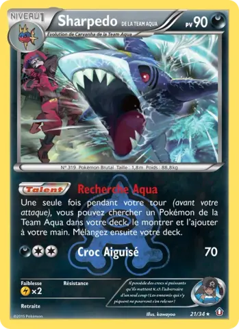 Sharpedo de la Team Aqua · 21