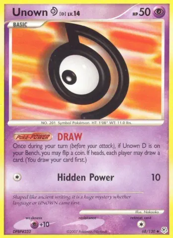 Unown D · 68