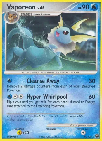 Vaporeon · 34