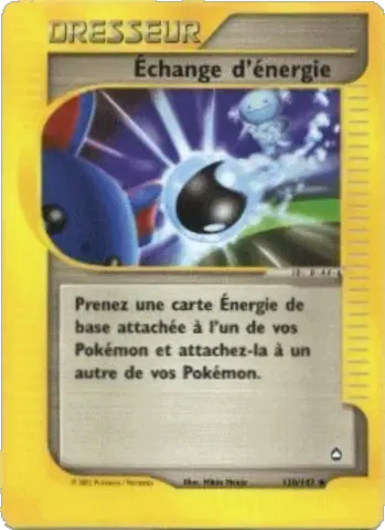 Échange d'énergie · 120