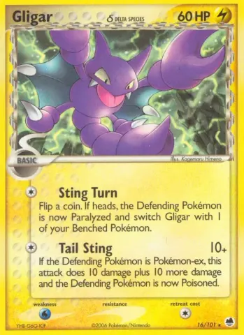 Gligar δ · 16