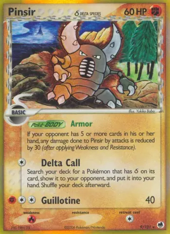 Pinsir δ · 9