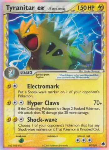 Tyranitar ex δ · 99