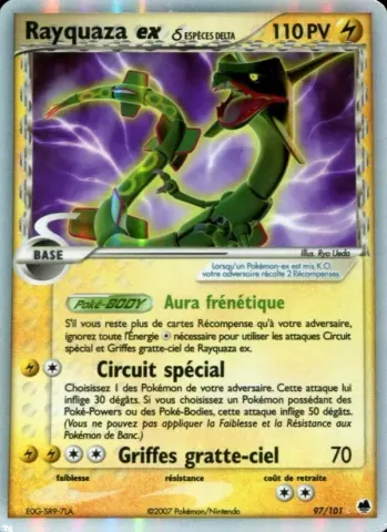 Rayquaza ex δ · 97