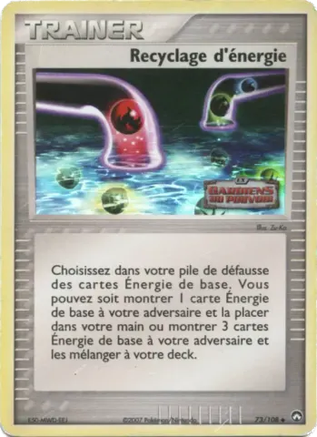 Recyclage d'énergie · 73