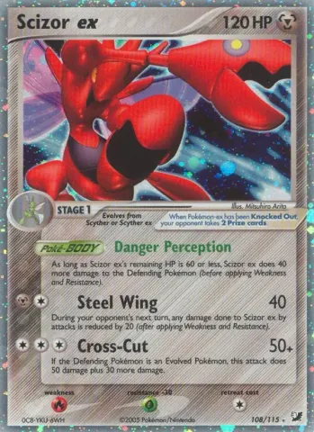 Scizor ex · 108