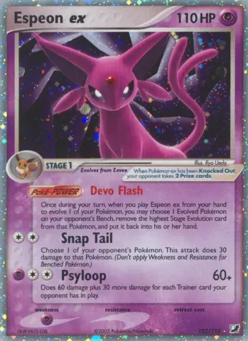 Espeon ex · 102